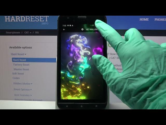 Video thumbnail for How to Install Live Wallpaper in CAT S61 - Magic Fluids Free
