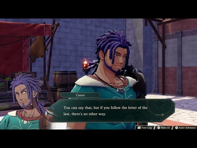 Video thumbnail for Fire Emblem: Fortune's Weave - Part 1 Cai's Path Chapter 2: Castor Talks To Centurio After 16 Years