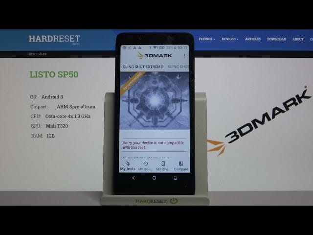 Video thumbnail for Sling Shot Extreme Test on Listo SP50 – 3DMark Benchmark Results