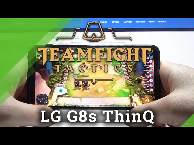 Video thumbnail for Teamfight Tactics Mobile on LG G8s ThinQ