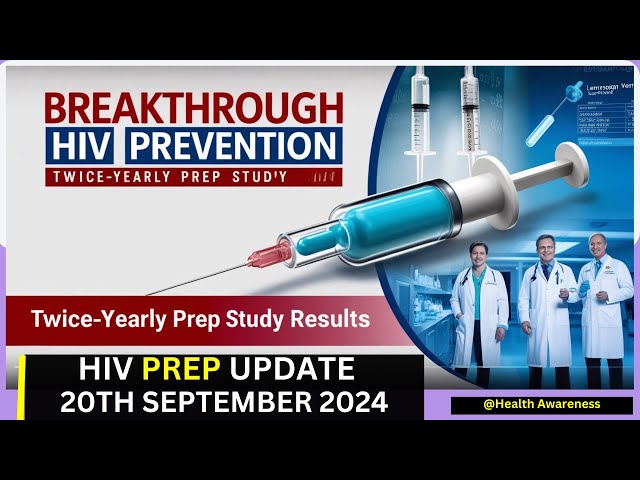 Video thumbnail for Gilead’s Twice-Yearly Long Acting HIV Prevention - Lenacapavir PrEP 100% Effective in Second Study