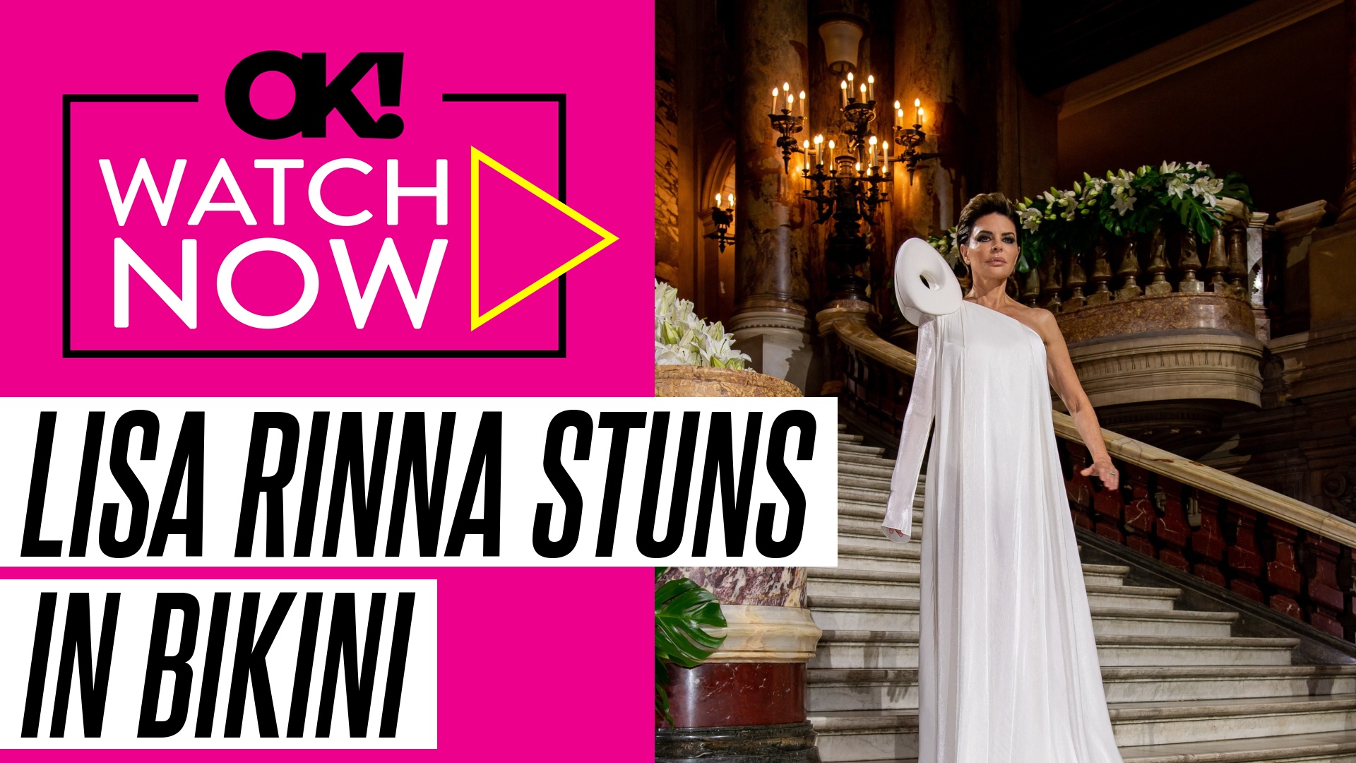 Video thumbnail for Lisa Rinna, 62, Sizzles in Tiny Bikini While on Luxe Vacation: Photos