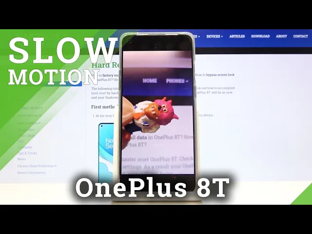 Video thumbnail for How to Record in Slow Motion in OnePlus 8T