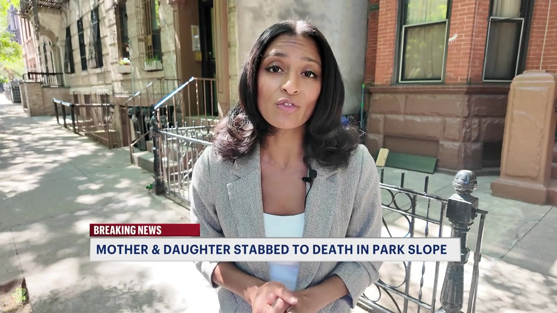 Video thumbnail for Mother and daughter found stabbed to death in Park Slope apartment building