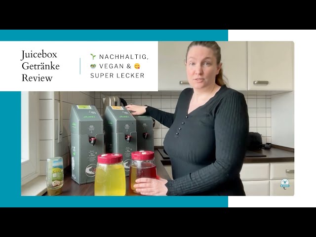 Video thumbnail for 🥤 Juicebox Getränke Review | 🌱 Nachhaltig, 🥗 vegan & 😋 super lecker probiert