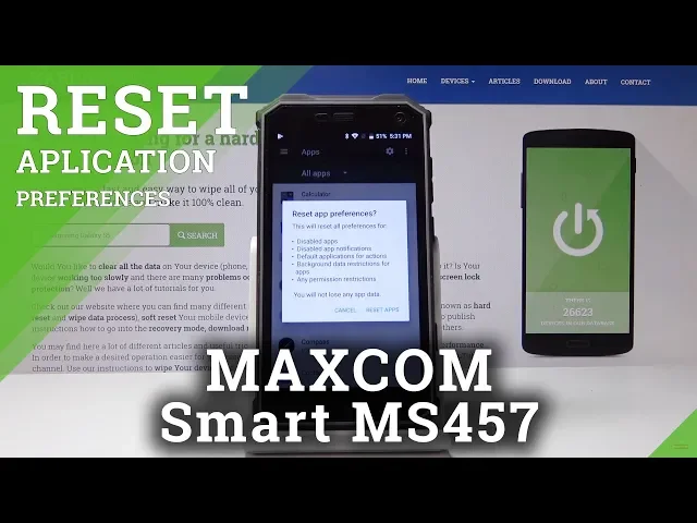 Video thumbnail for How to Reset App Preferences in MAXCOM Smart MS457 Strong - Default App Preferences
