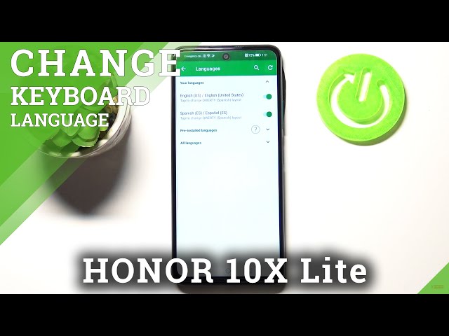 Video thumbnail for How to Change Keyboard Language in HONOR 10X Lite – Switch Current Keyboard