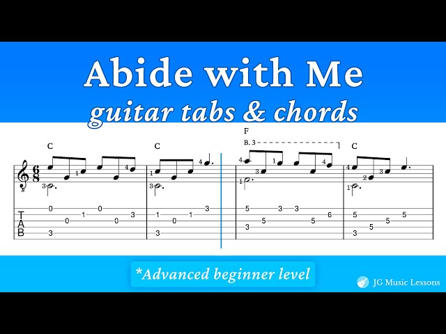 'Video thumbnail for Abide with Me guitar tabs and chords 🎸'