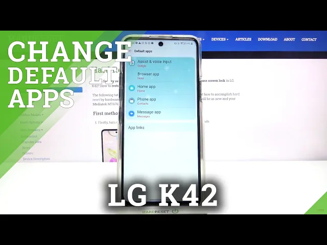 Video thumbnail for Customize Default Apps - LG K42 & Default Apps List