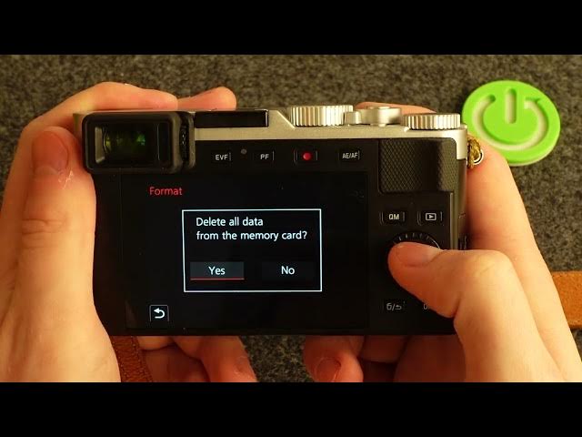 Video thumbnail for Leica D Lux 7 - How To Format SD Card