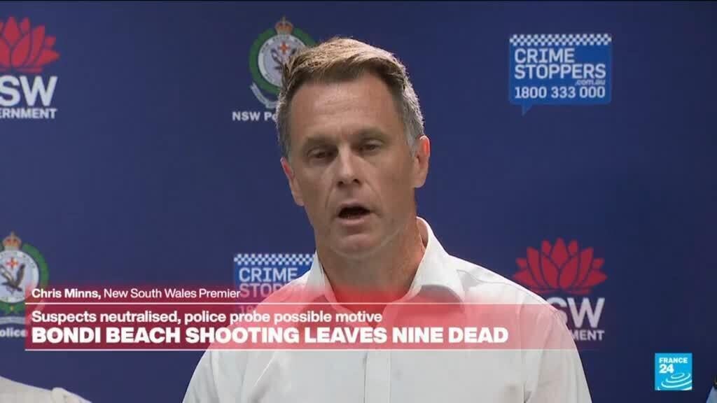 Video thumbnail for Bondi Beach shooting 'designed to target Sydney's Jewish community', New South Wales premier says