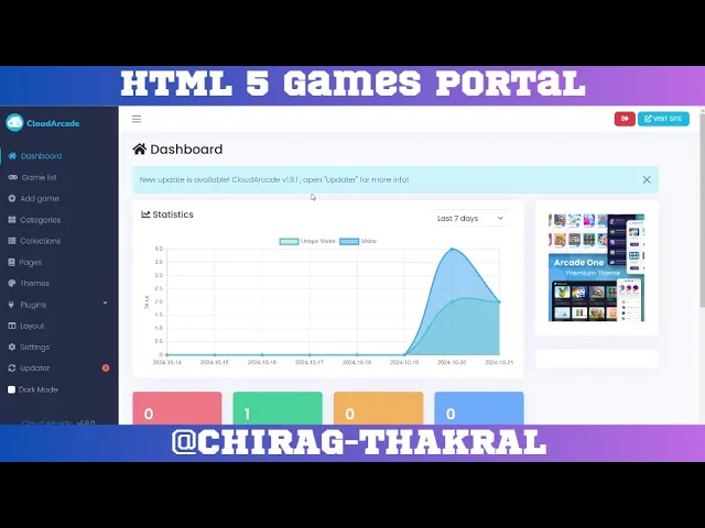 'Video thumbnail for Earn Money By Making HTML 5 Games Portal || Part Three'
