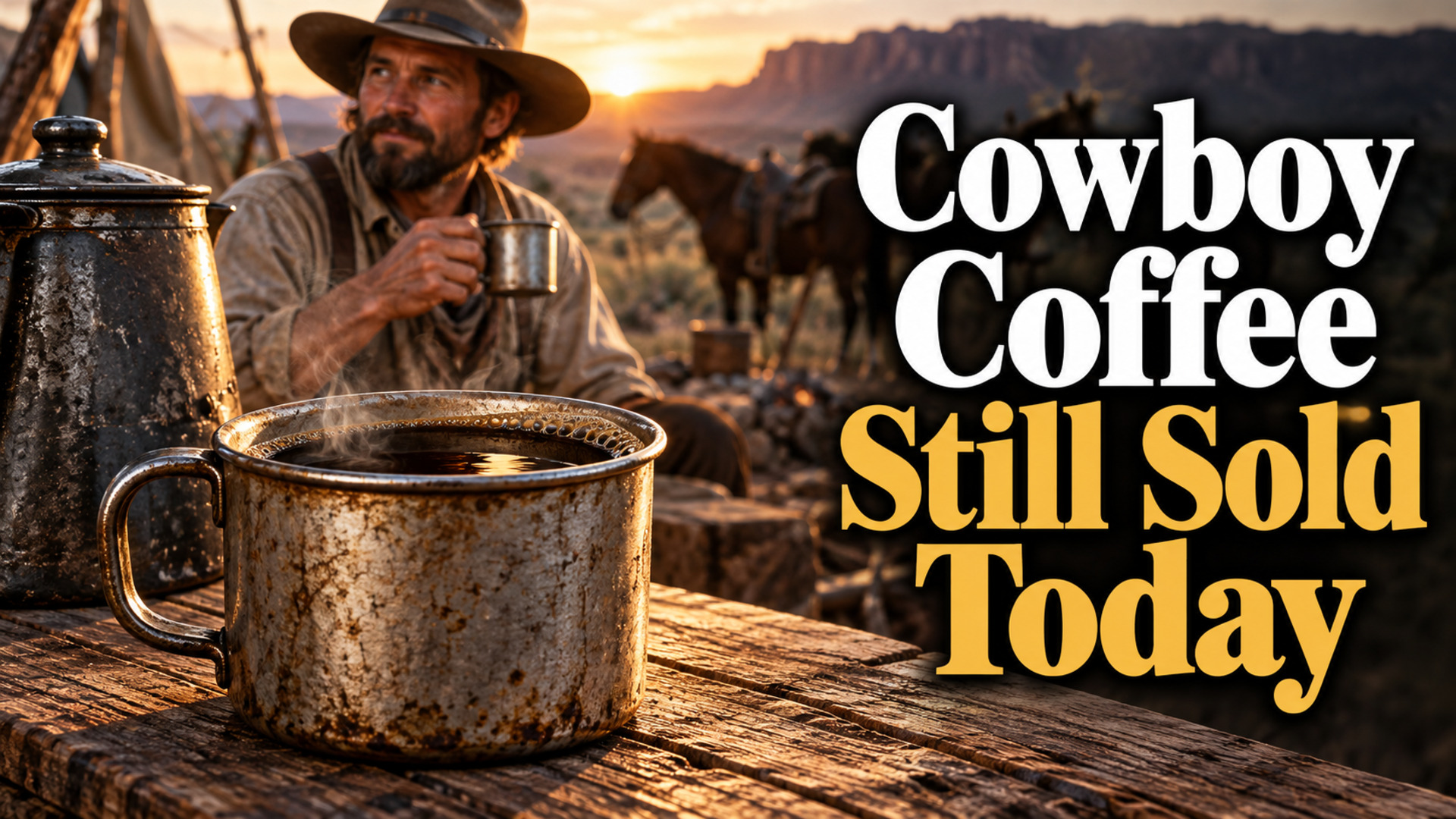 Video thumbnail for The Coffee Brand That Fueled Old West Cowboys Is Still On Shelves Today