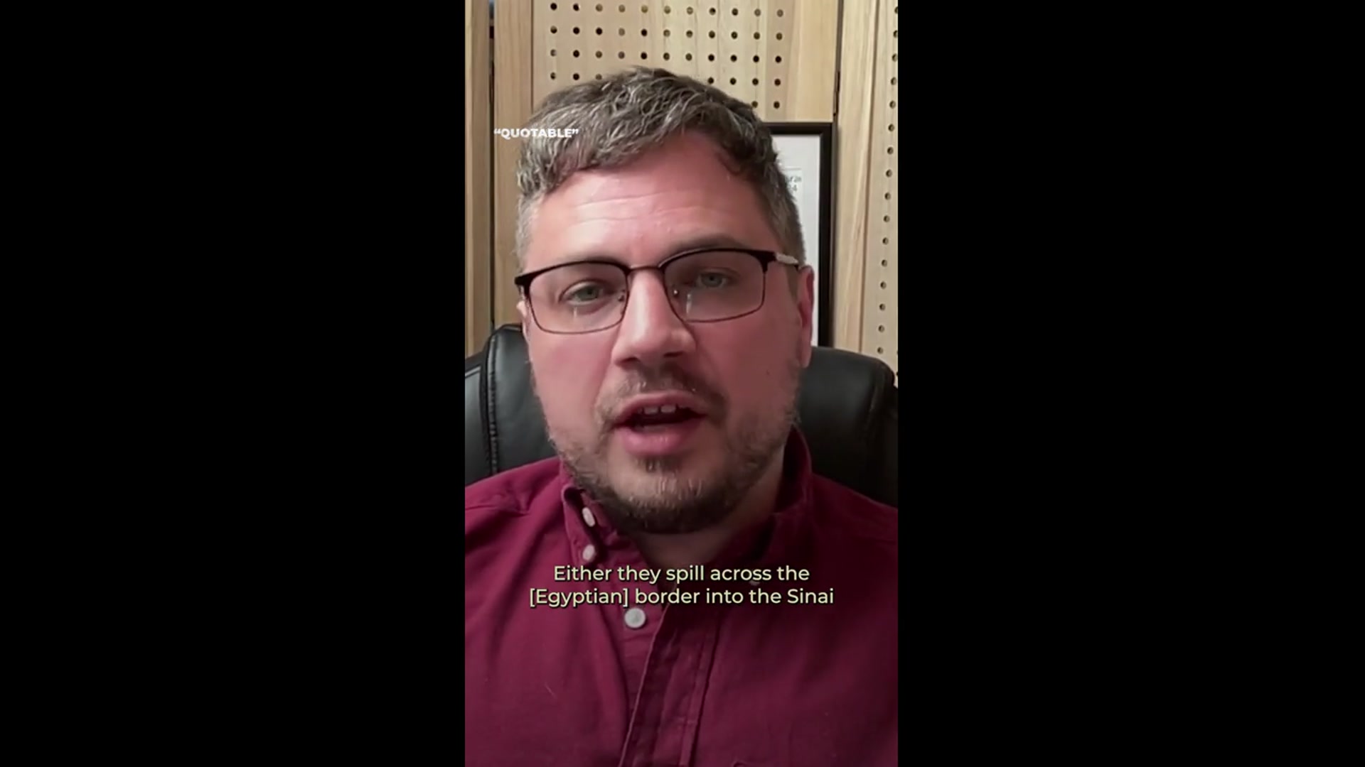 'Video thumbnail for Relocating 600,000 people in Gaza in 60 days “not possible”'