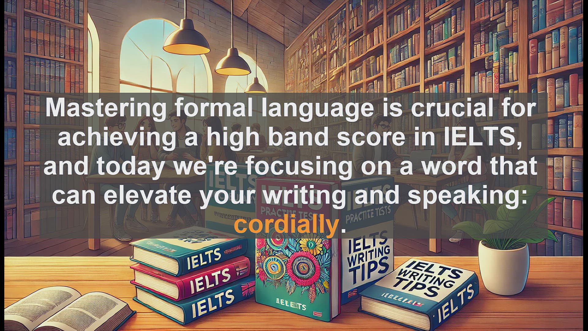 'Video thumbnail for 2500 Must Know IELTS 6.5 Vocabulary - How to Use 'Cordially' in Formal English for IELTS Success'