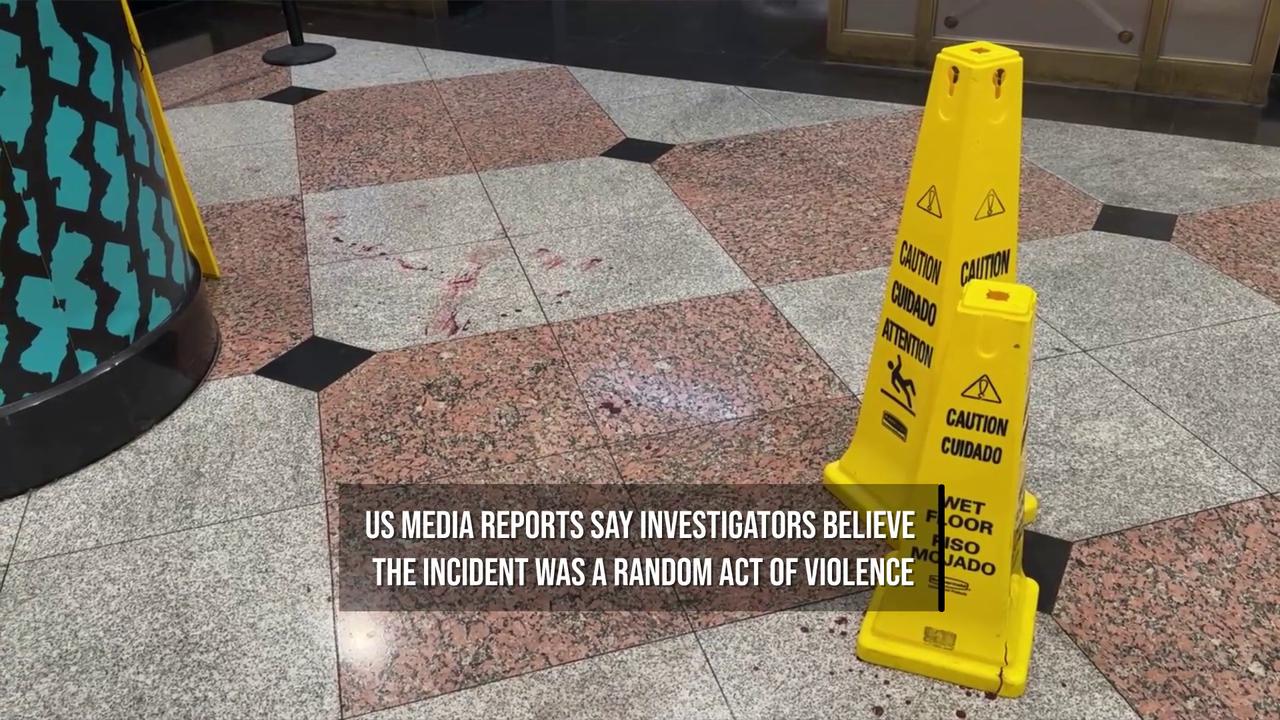 Video thumbnail for Five Injured In Stabbing At New York's Penn Station.