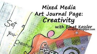 Video thumbnail for Mixed Media Art Journal Page: Creativity