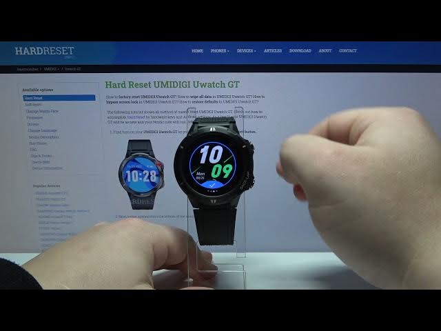 Video thumbnail for How to Change Watch Face in UMIDIGI Uwatch GT – Update Display