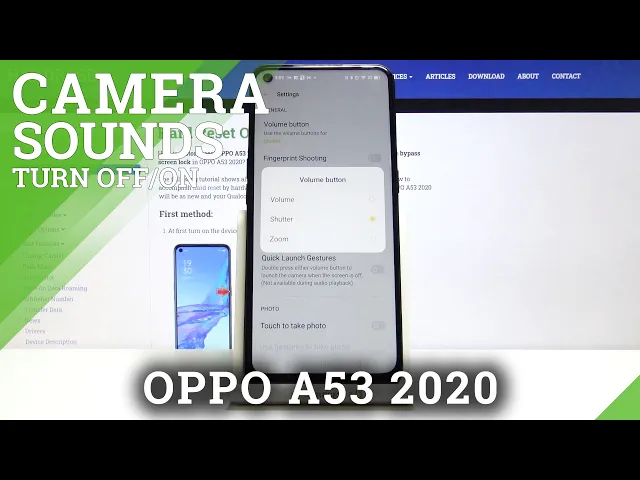 Video thumbnail for How to Change Camera Volume Button in OPPO A53 2020 – Set Camera Volume Key