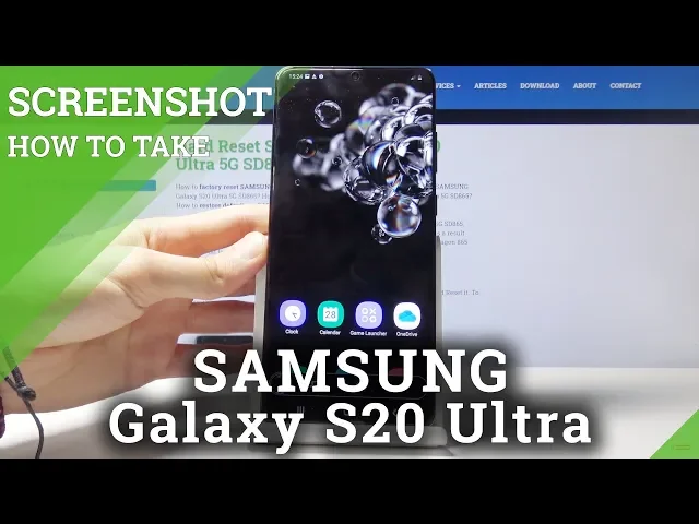 Video thumbnail for SCREENSHOT SAMSUNG Galaxy S20 Ultra | How to Take Screenshot