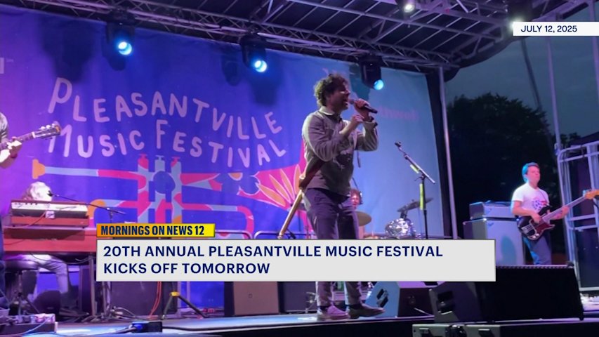 Video thumbnail for 20th annual Pleasantville Music Festival kicks off tomorrow