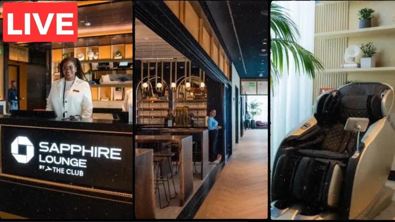 Video thumbnail for cal barton: chase sapphire lounge opening at boston logan airport: credit card perks & travel rewards