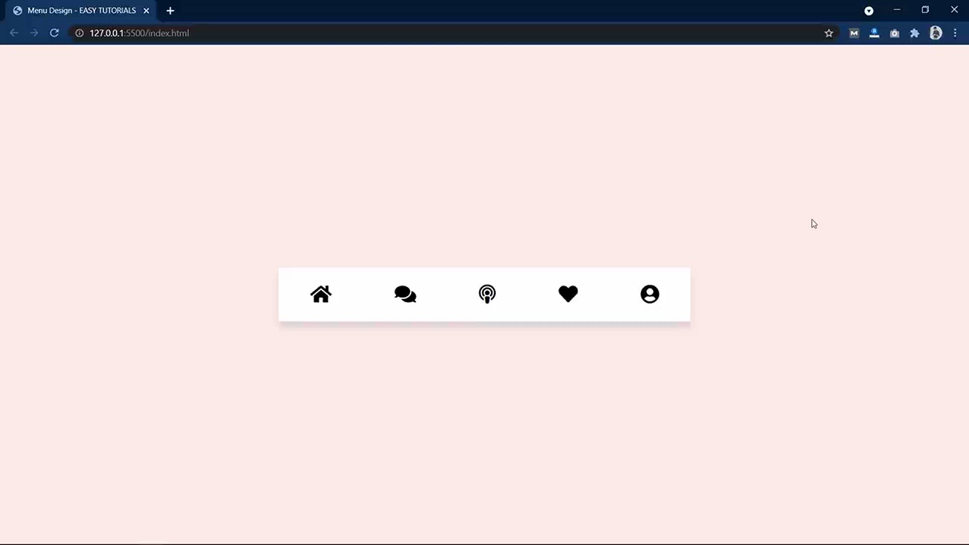 'Video thumbnail for How To Make Navigation Menu Hover Effect Using HTML And CSS _ Menu Design With Icon'