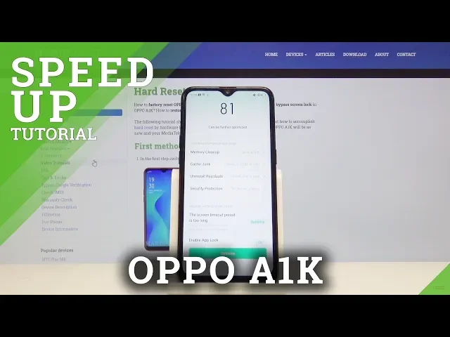 Video thumbnail for How to Speed Up OPPO A1K - Refresh System