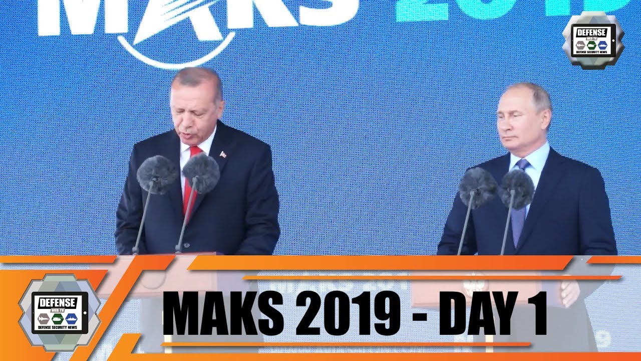 Video thumbnail for MAKS 2019  International Defense Aviation Air Show Space Salon Zhukovsky Moscow Region Russia Day 1