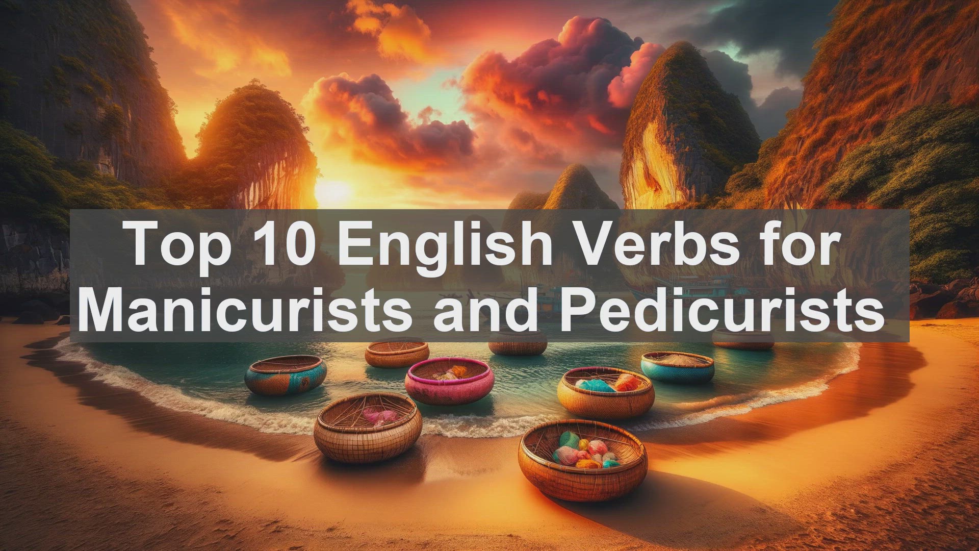 'Video thumbnail for Top 10 English Verbs for Manicurists and Pedicurists'