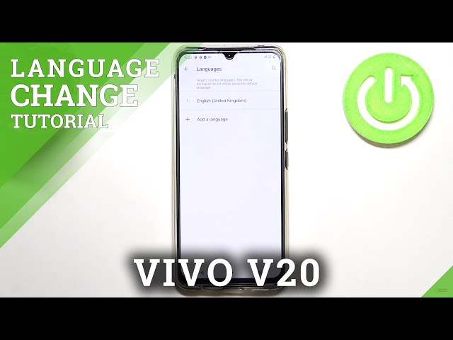 Video thumbnail for How to Change System Language on VIVO V20 – Set Up Device Language