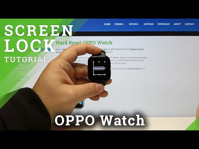 Video thumbnail for How to Add Screen Lock in OPPO Watch – Set Up Passcode / Pattern
