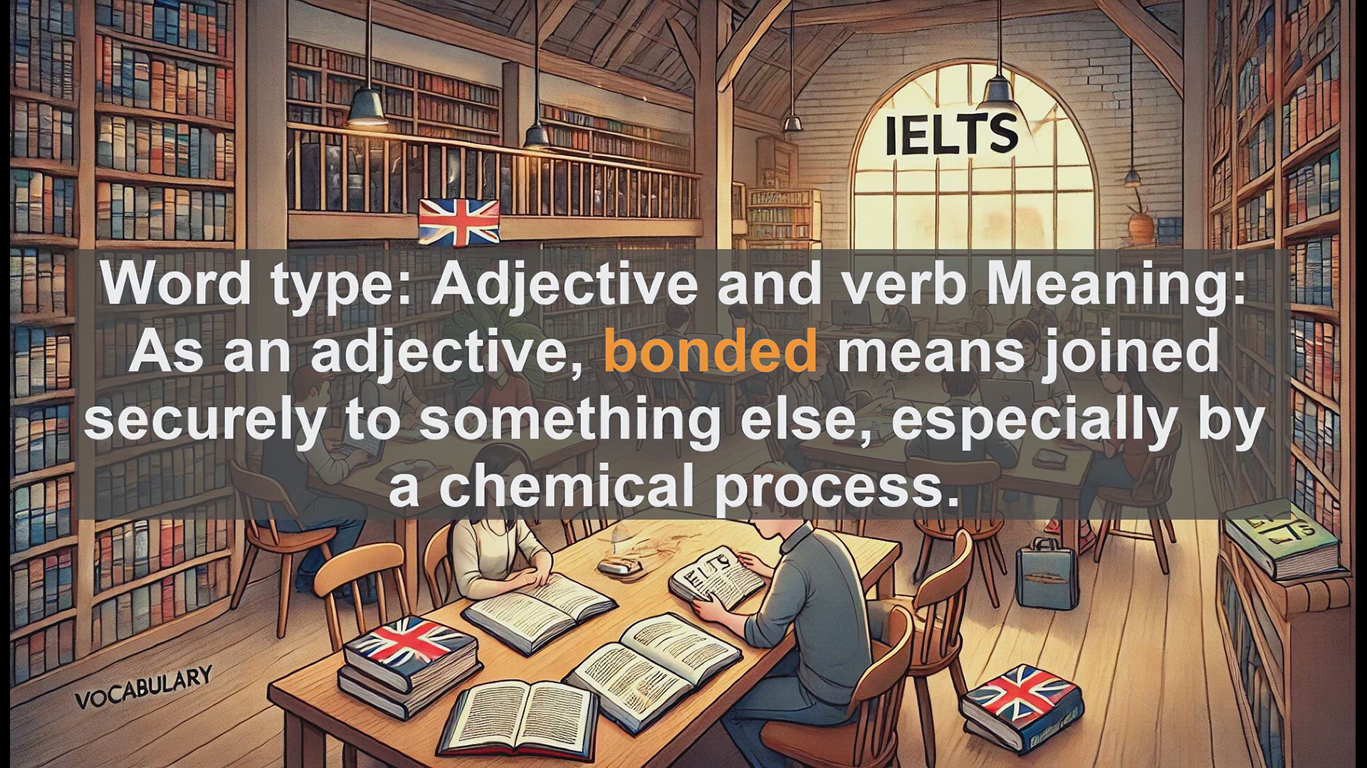'Video thumbnail for 2500 Must Know IELTS 6.5 Vocabulary - Understanding 'Bonded': From Chemistry to Relationships'