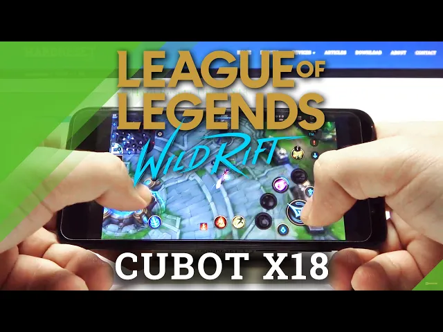Video thumbnail for Cubot X18 - Game Test of LOL Wild Rift | Riot Games