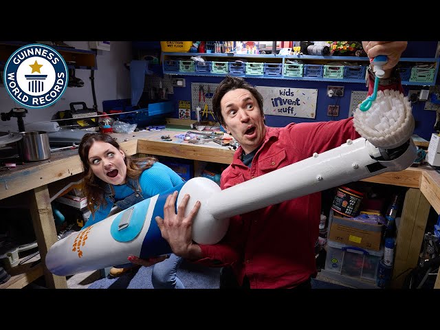 'Video thumbnail for Largest Electrical Toothbrush'