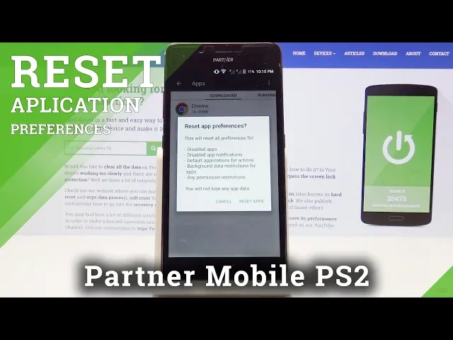 Video thumbnail for How to Restore App Preferences to default in Partner PS2 – Reset App Settings