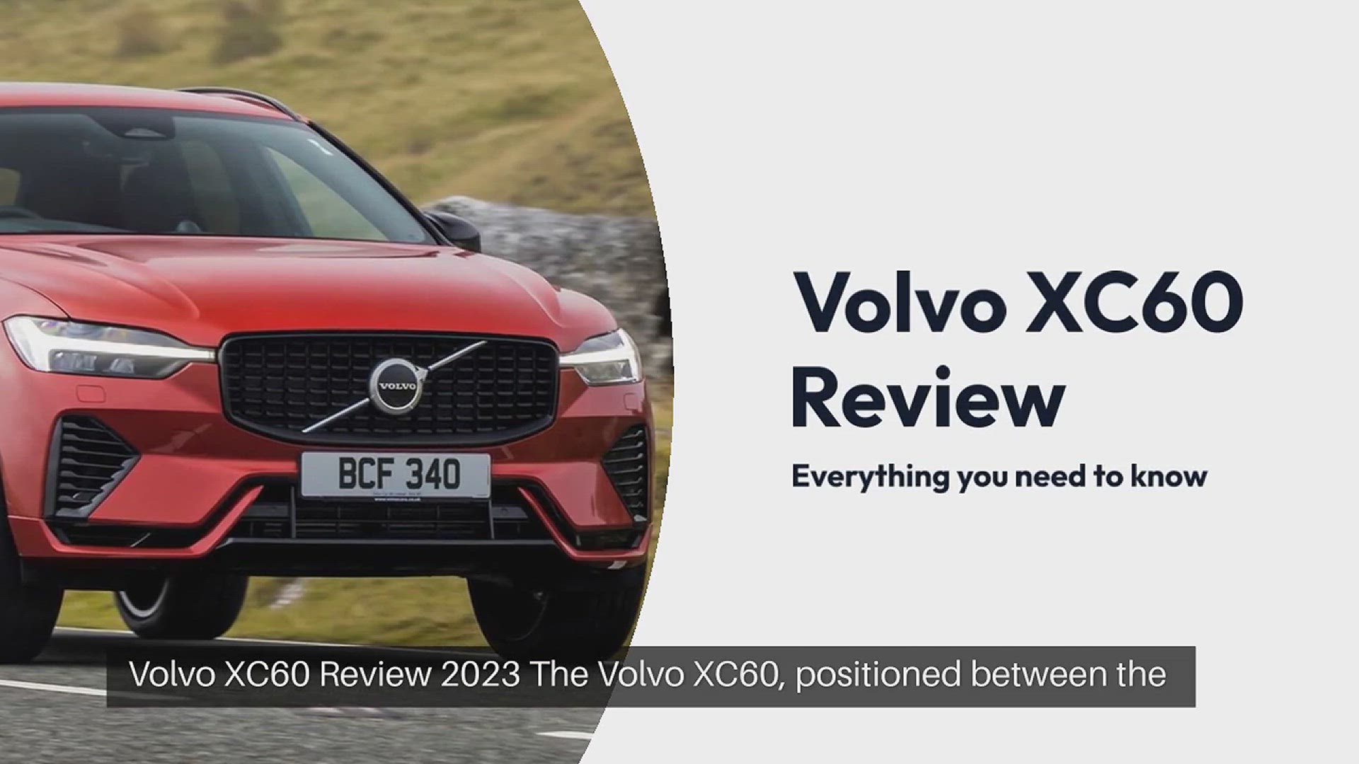 'Video thumbnail for Volvo XC60 review'
