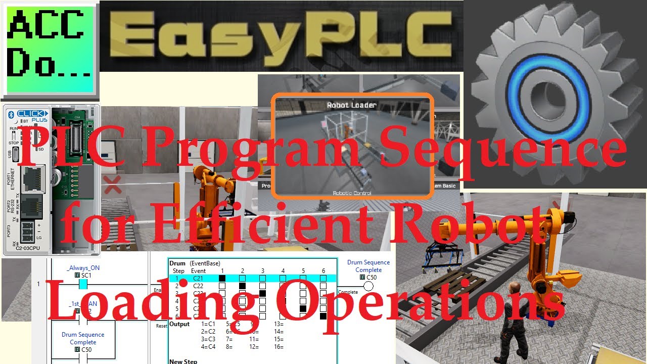 'Video thumbnail for PLC Program Sequence for Efficient Robot Loading Operations!'