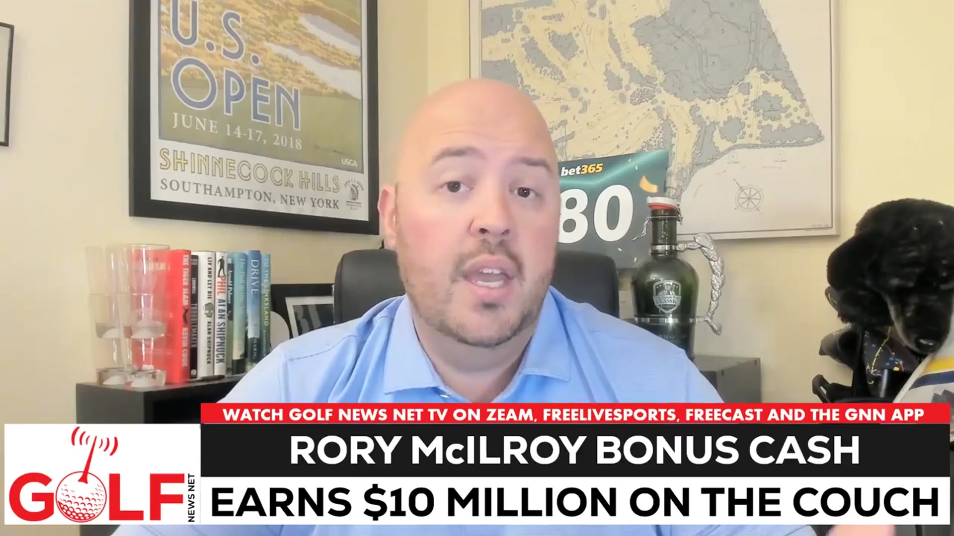 'Video thumbnail for Rory McIlroy will earn $10 million this week from his couch'