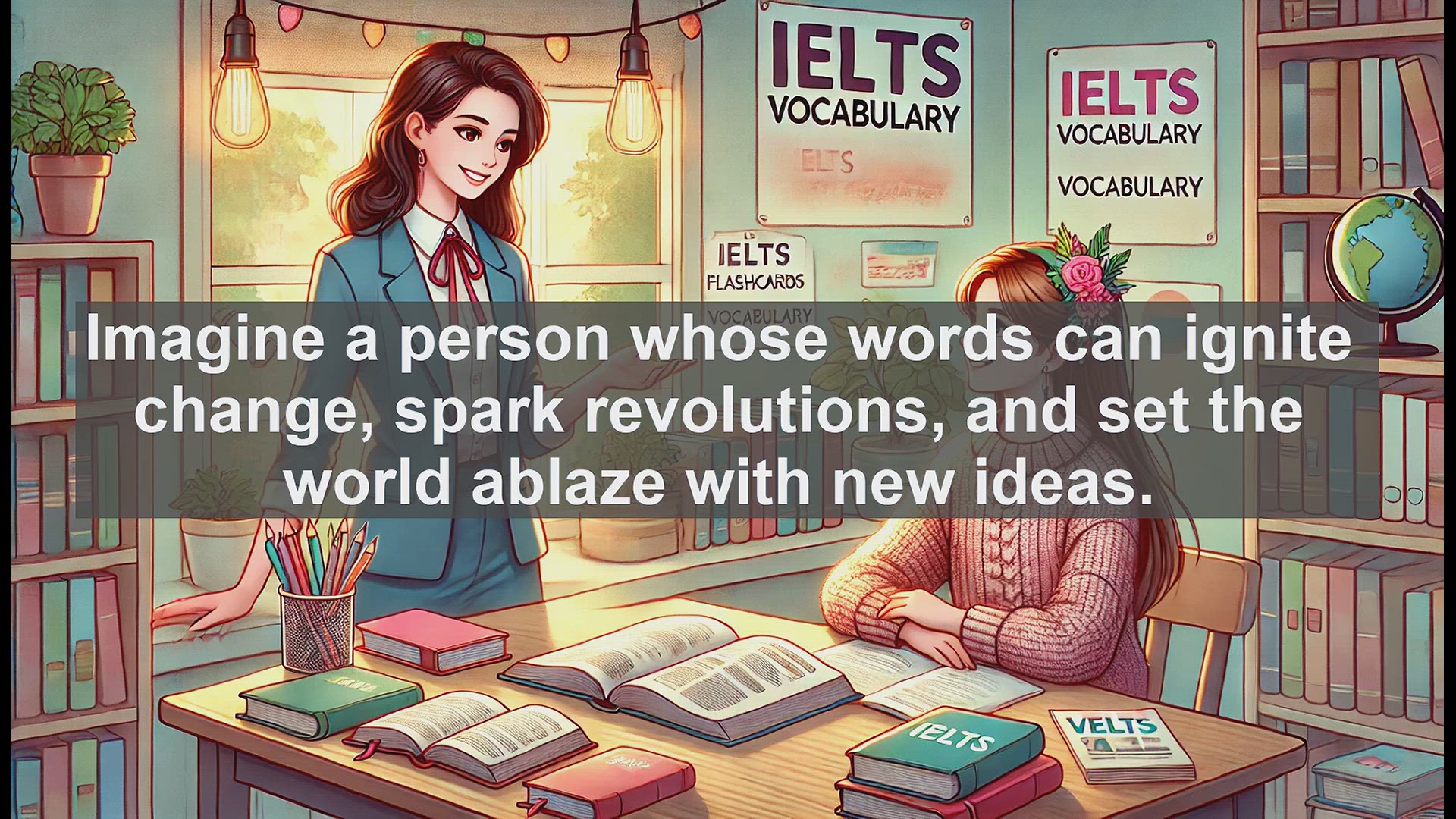 'Video thumbnail for 2000 Must Know IELTS 9.0 Vocabulary - Firebrand: The Power of Passionate Change-Makers'