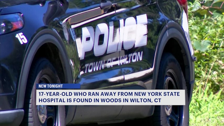 Video thumbnail for Police: 17-year-old who ran away from New York hospital found in Wilton