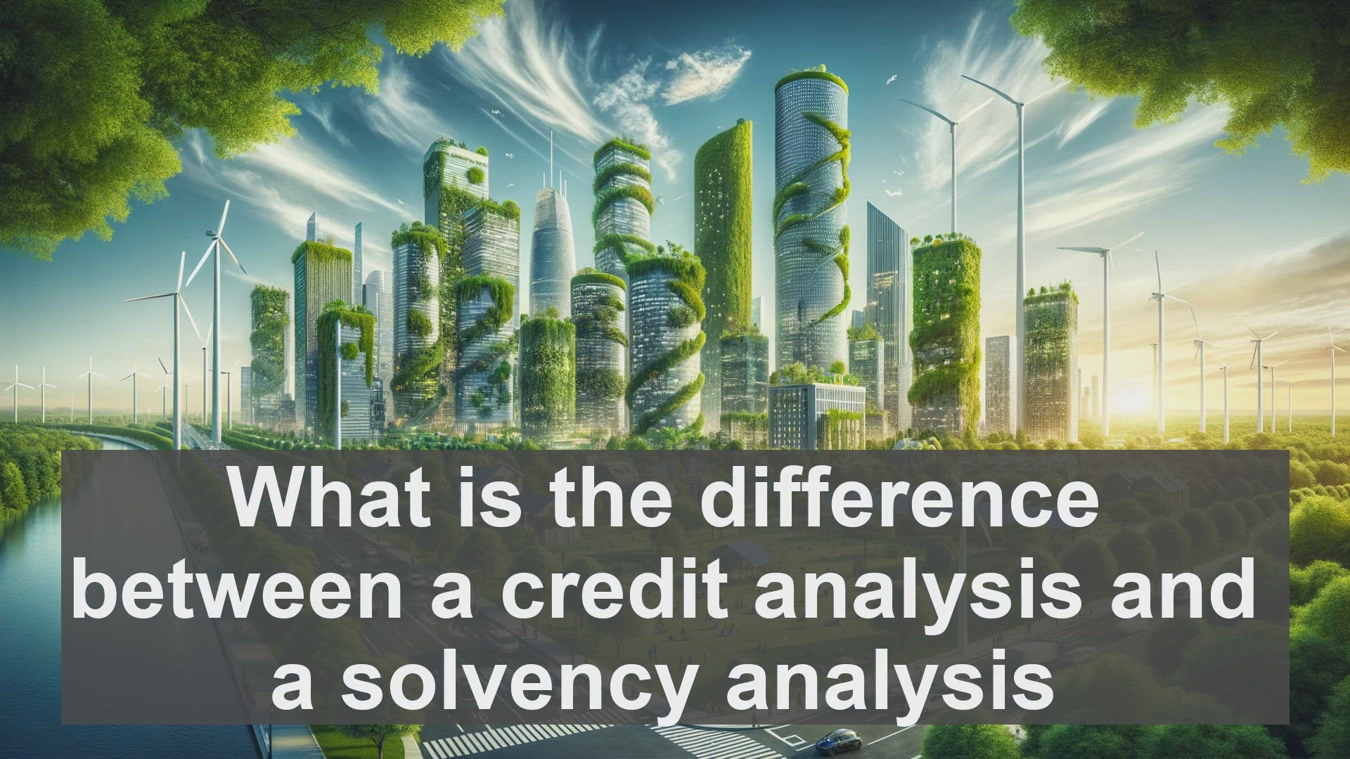 'Video thumbnail for What is the difference between a credit analysis and a solvency analysis?'