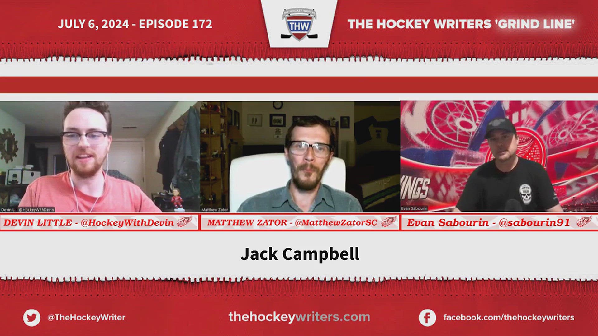 Video thumbnail for Red Wings Free Agent Signings Jack Campbell