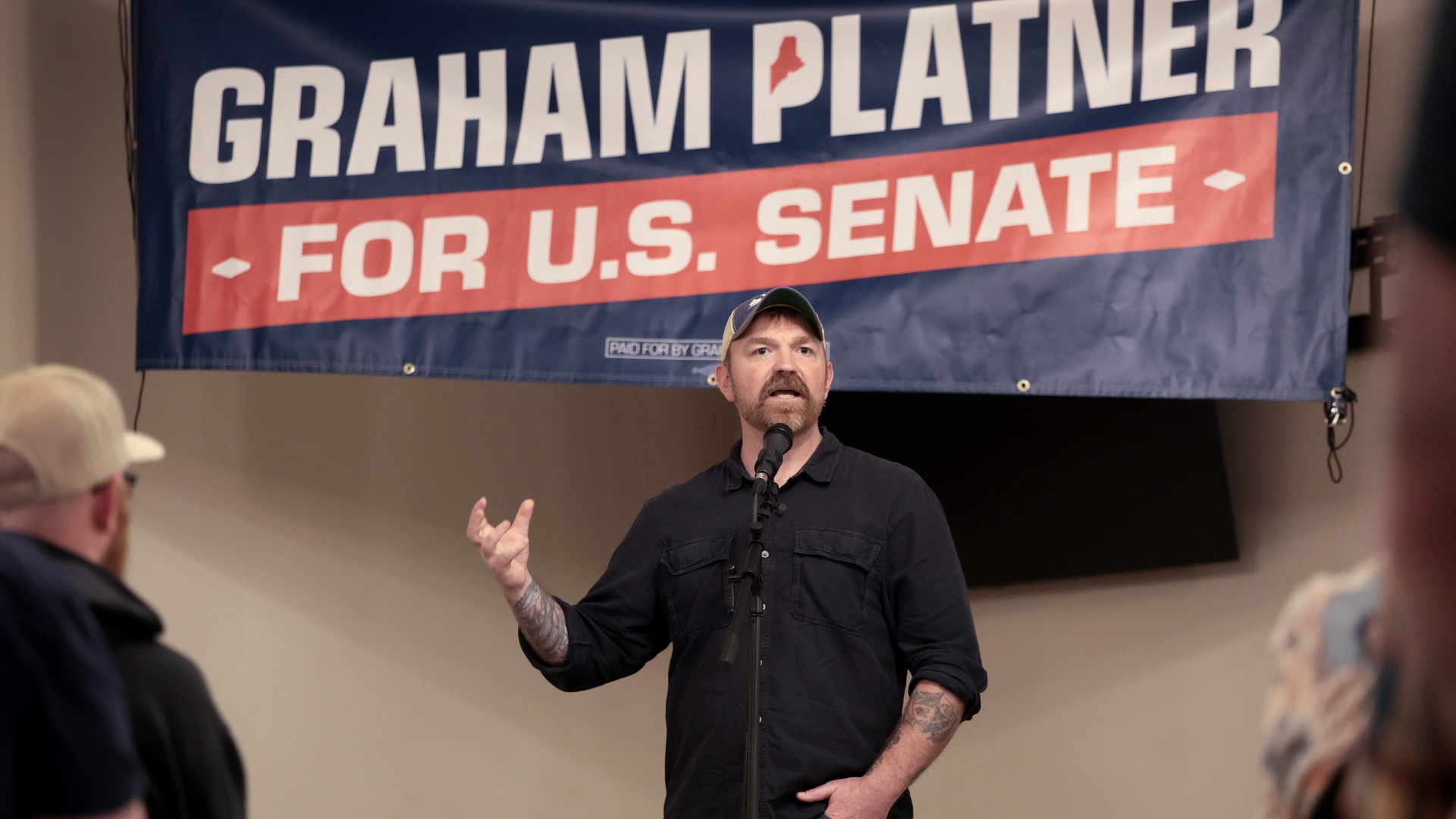 Video thumbnail for Platner dismisses ‘establishment media’ as Democrats split over sexting controversy in Maine