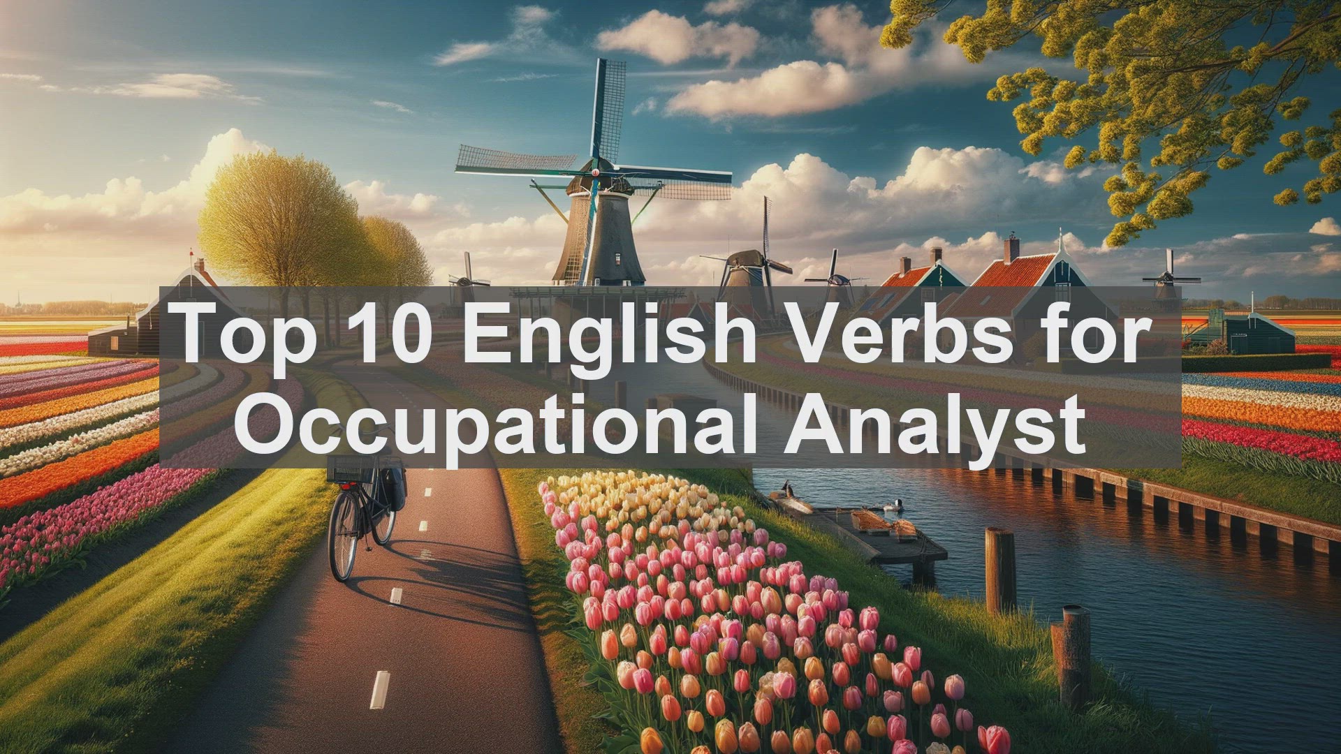 'Video thumbnail for Top 10 English Verbs for Occupational Analyst'