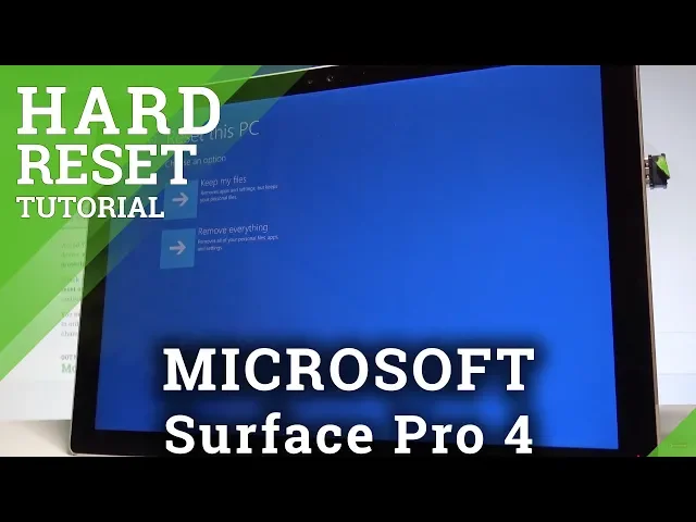 Video thumbnail for How to Hard Reset MICROSOFT Surface Pro 4 - Remove Password |HardReset.info