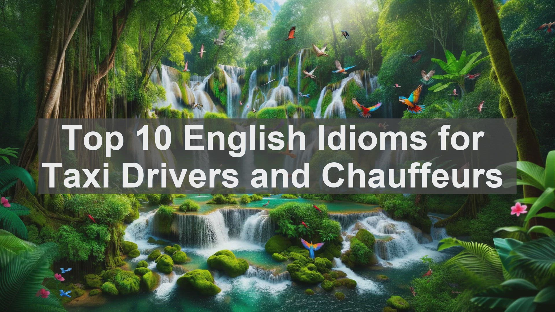 'Video thumbnail for Top 10 English Idioms for Taxi Drivers and Chauffeurs'