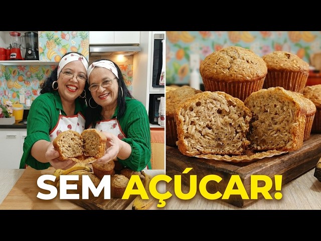 Video thumbnail for RECEITA CULINÁRIA - BOLINHO DE BANANA SEM AÇÚCAR! @AriadneJose LOUVOR: JESUS É PÃO DA VIDA