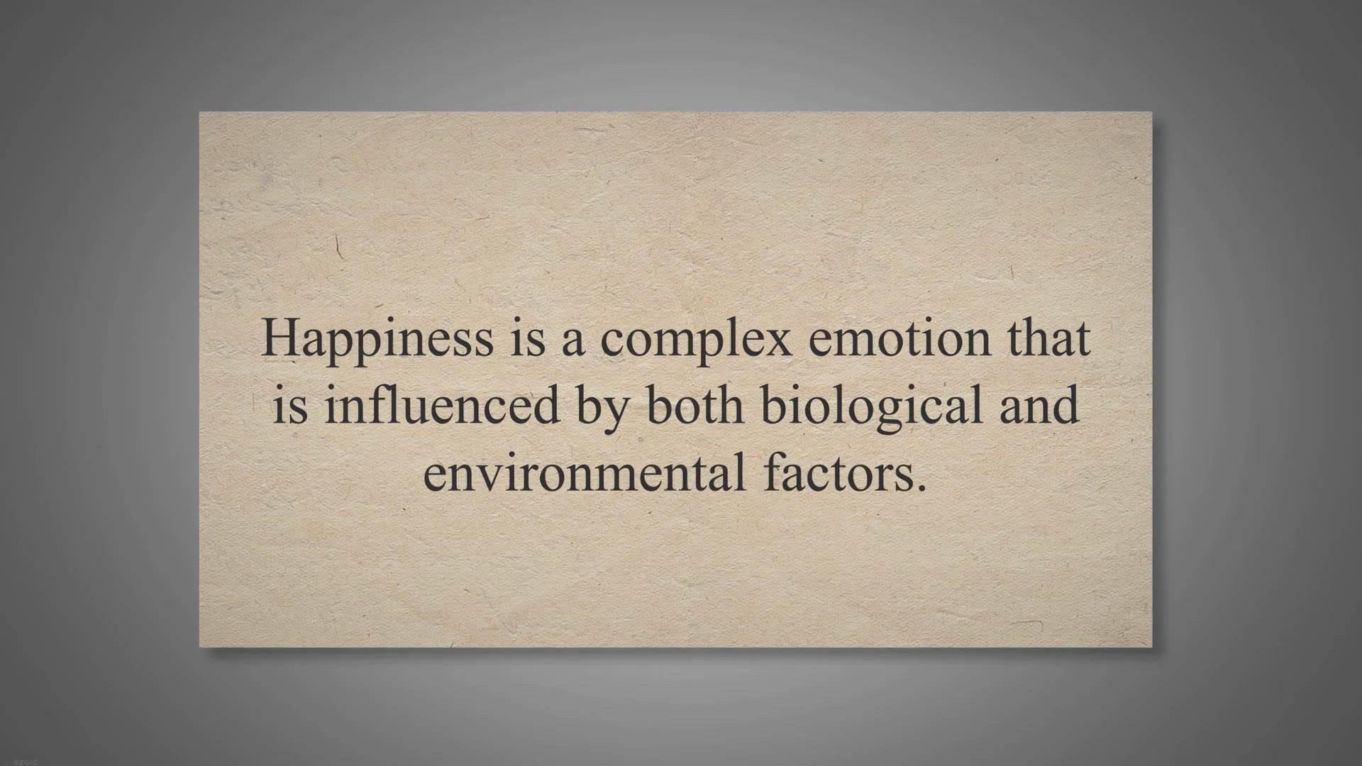 Video thumbnail for Is Happiness a choice?