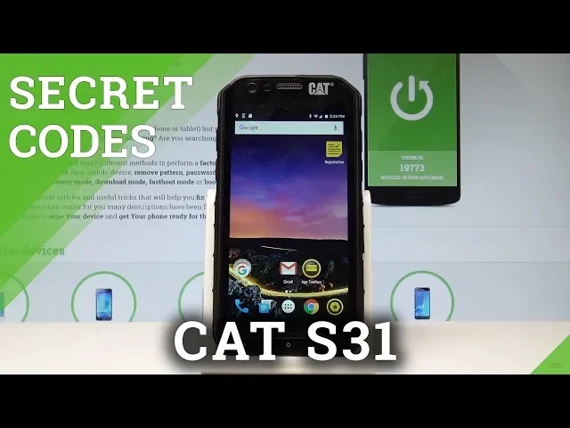 Video thumbnail for Secret Codes CAT S31 - Hidden Mode / Tricks / Tips |HardReset.Info